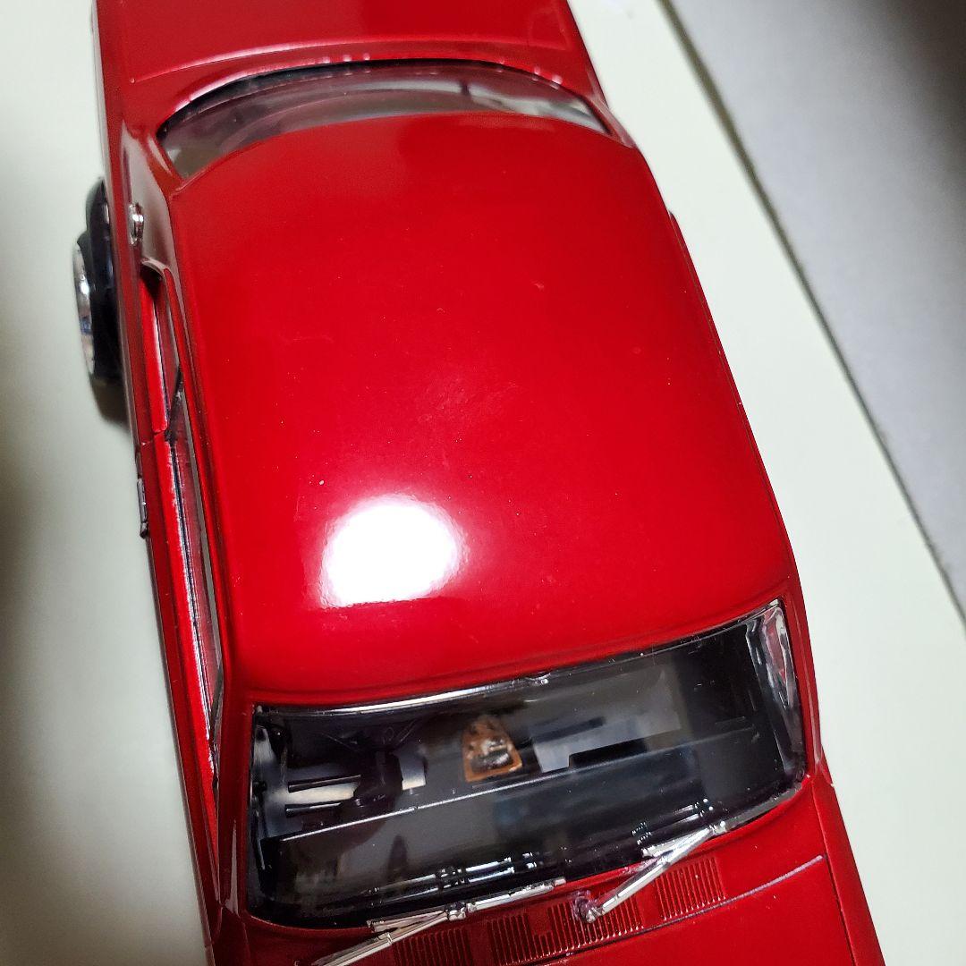 アオシマ 楽プラ キャンバー加工 GTR ハコスカ 1/24 日産スカイ 完成品