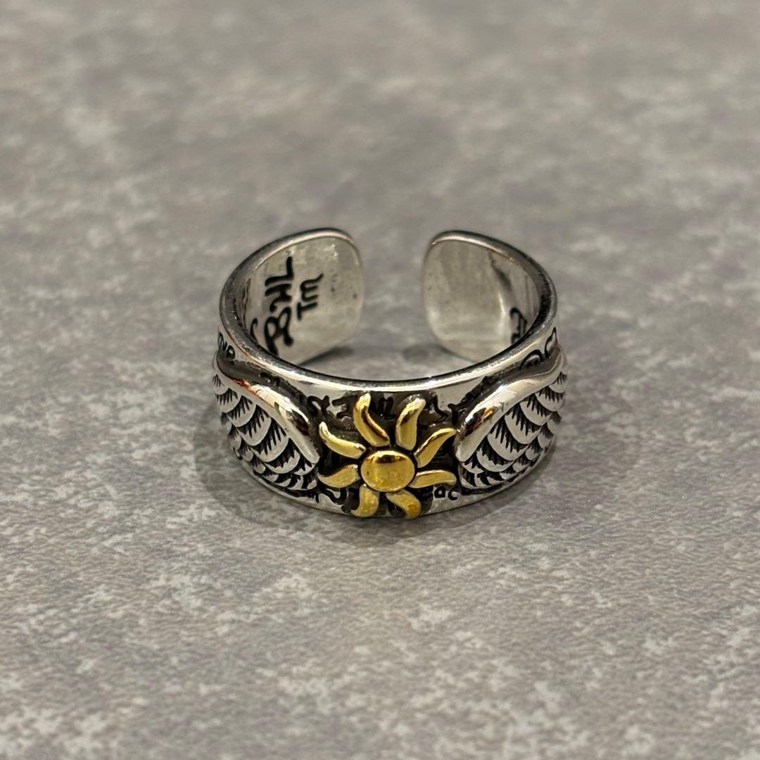 太陽 シルバーリング メンズ ナバホ インディアン メキシカン