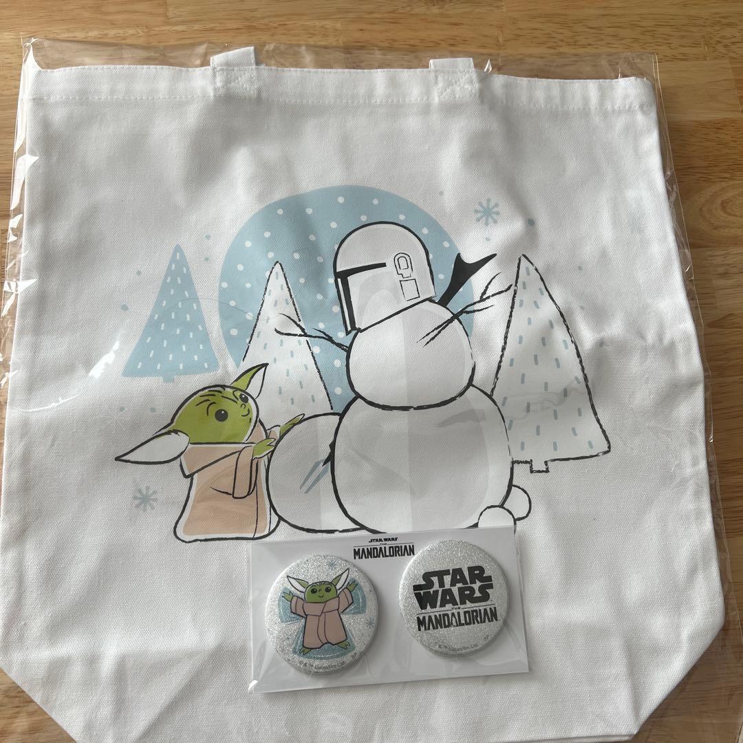 スターウォーズ×マンダロリアン トートバッグ缶バッジセット 北海道