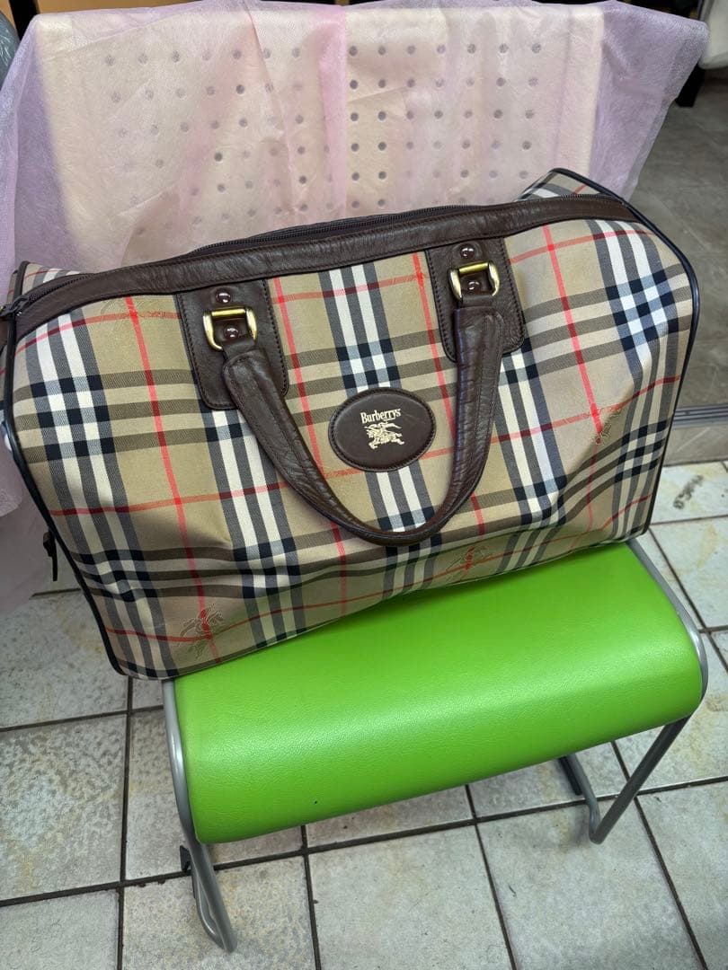 Burberrys ボストンバッグ チェック柄