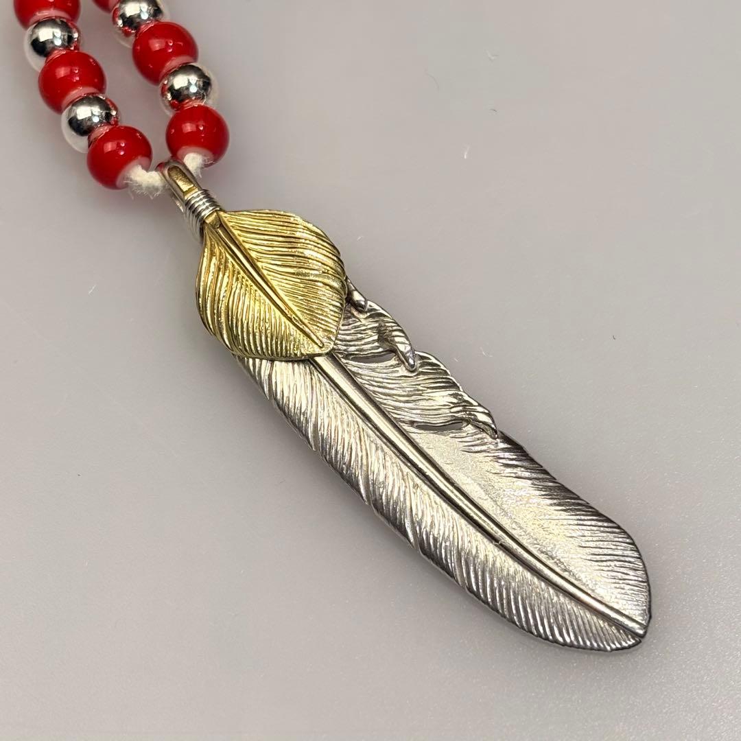 タディアンドキング TADY&KING ネックレス カスタム 特大フェザー