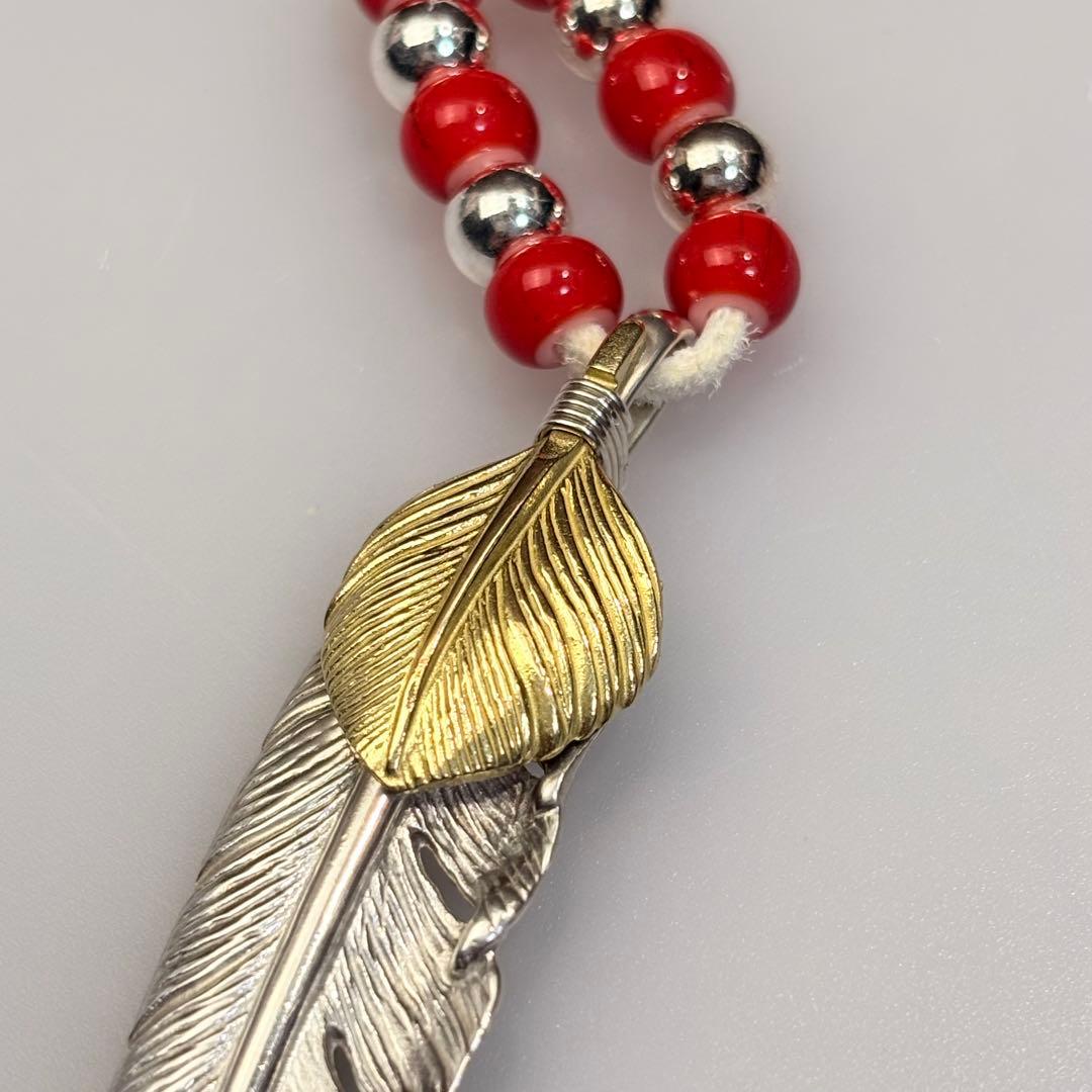 タディアンドキング TADY&KING ネックレス カスタム 特大フェザー