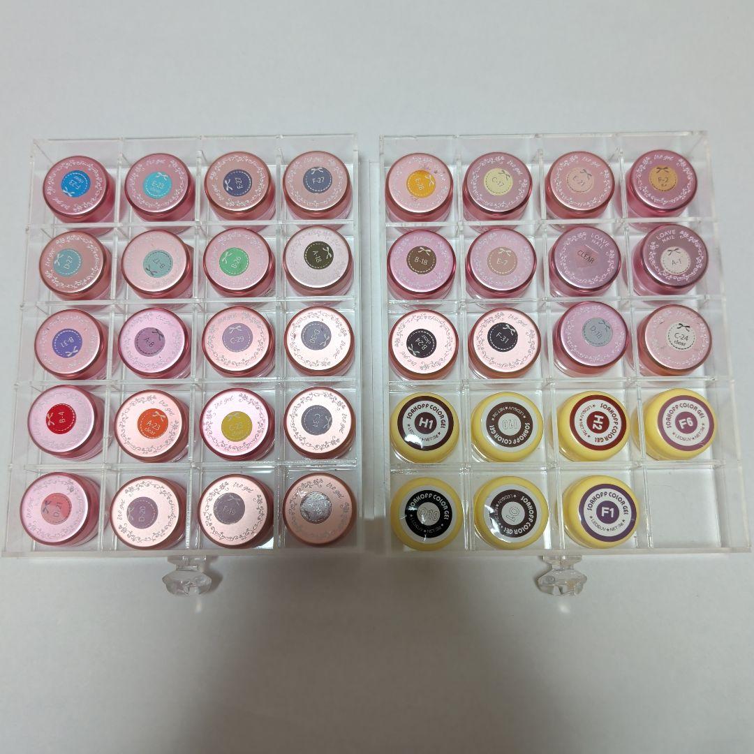 86色多色ジェルネイルセット 便利なカラーチャート付ジェルカラーセルフネイルにも