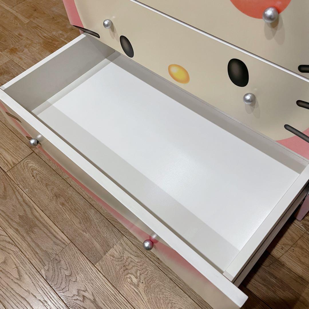 美品✨キティちゃん タンス 木製 チェスト 引き出し ハローキティ