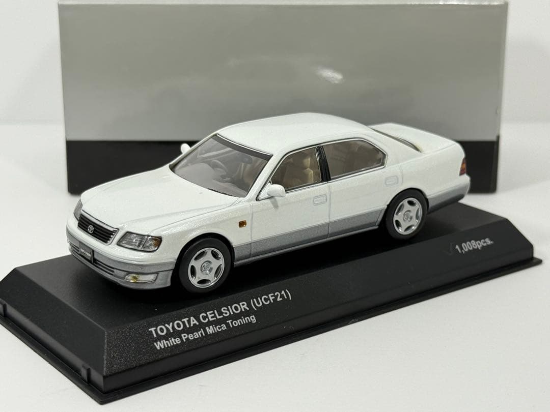 1/43 トヨタ UCF21 セルシオ ホワイトパール