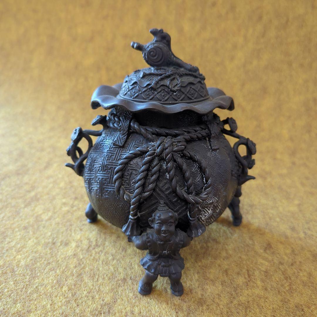 香炉　元威　床の間　置物　仏具　ビンテージ　古物