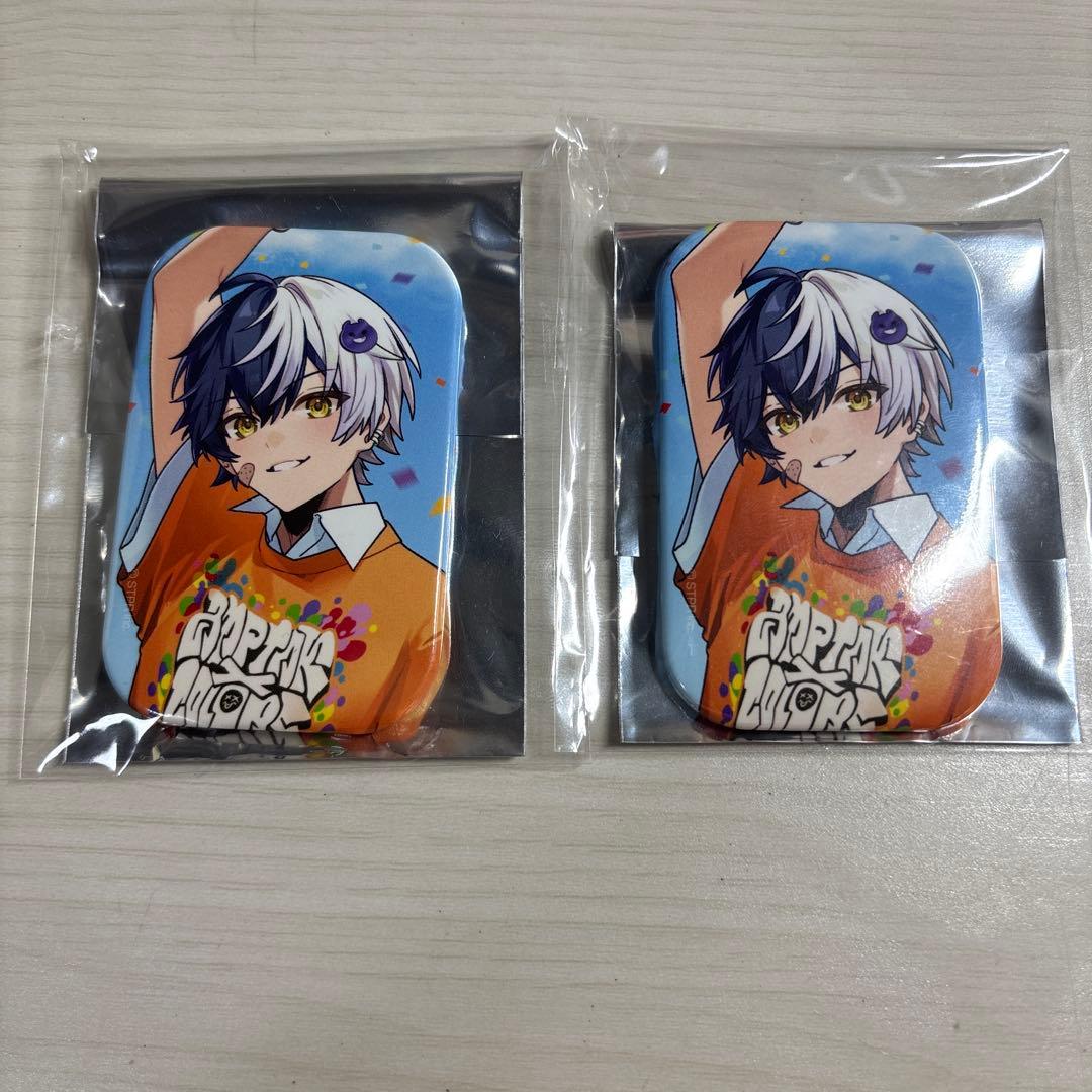 AMPTAK×COLORS まぜ太 スクエア缶バッジ セット - メルカリ