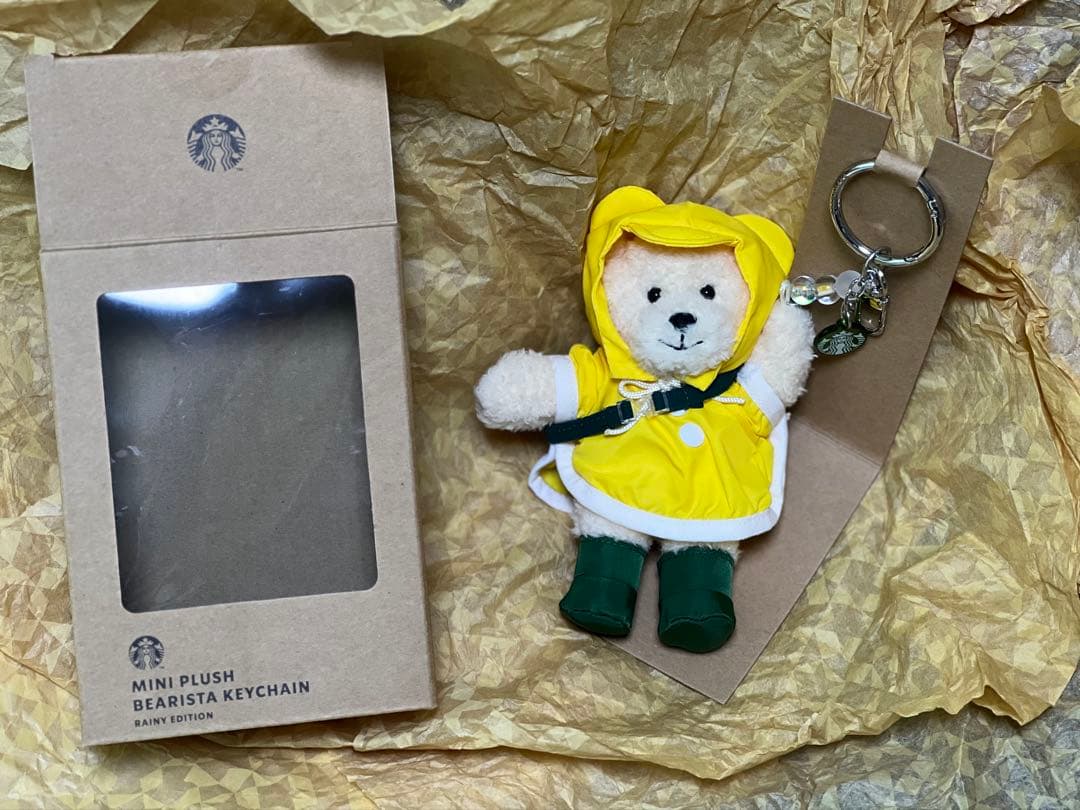 韓国スタバ スターバックス レイニー ベアリスタ キーホルダー