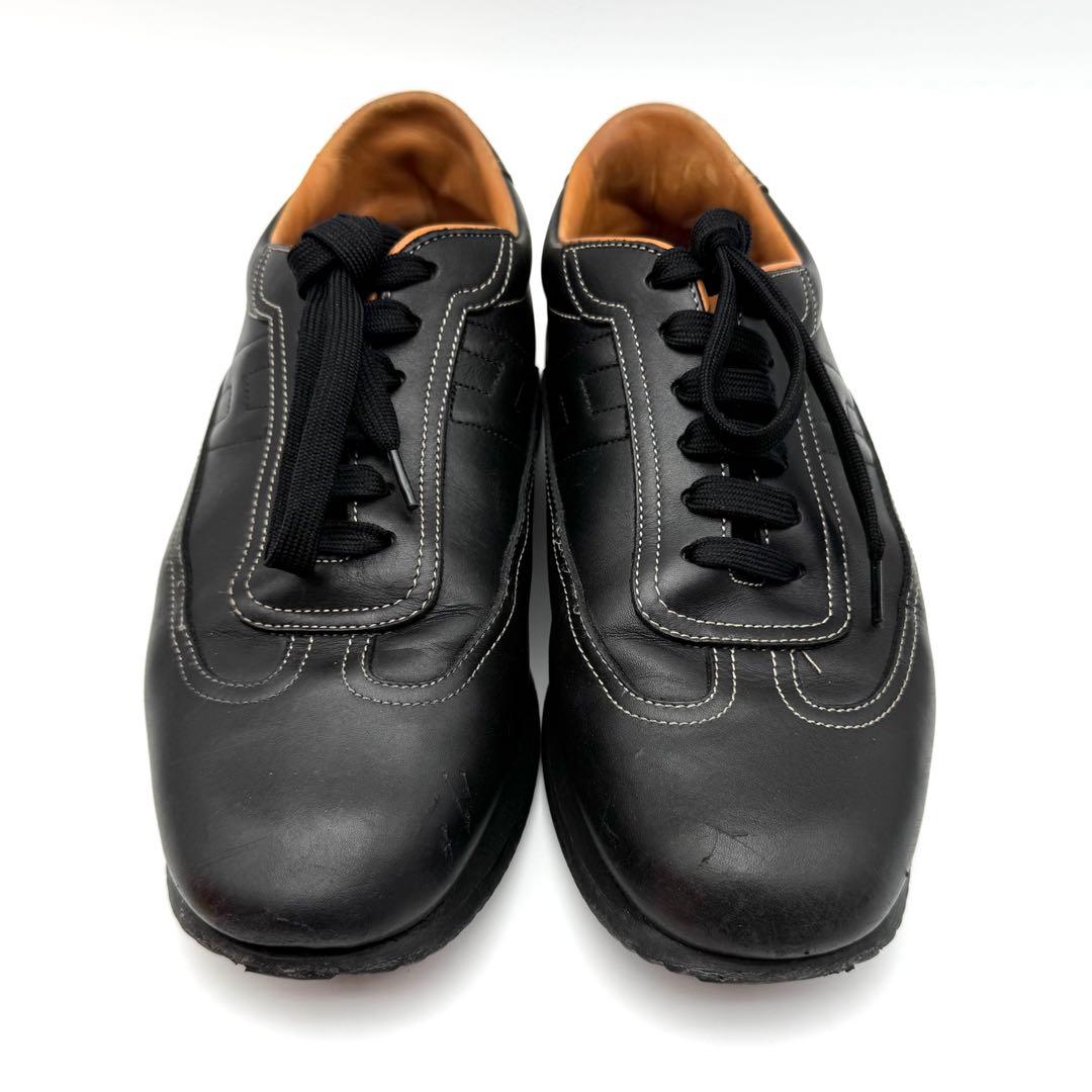 美品　26.5cm HERMES エルメス　クイック　スニーカー　ブラック