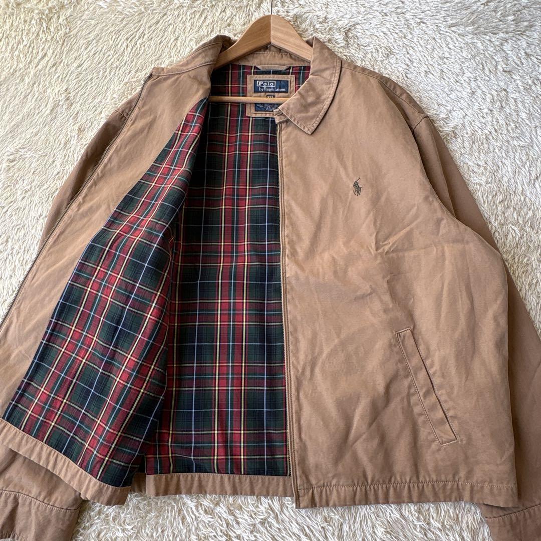 希少XXLサイズ☆ラルフローレン ドリズラージャケット ジップアップ ポニー刺繍