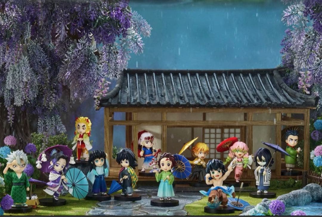 鬼滅の刃　フィギュア　Bセット6個入　海外限定　梅雨シリーズ　ポップアップストア