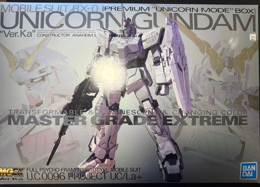 MGEX 1/100 ユニコーンガンダム Ver．Ka 限定パッケージ