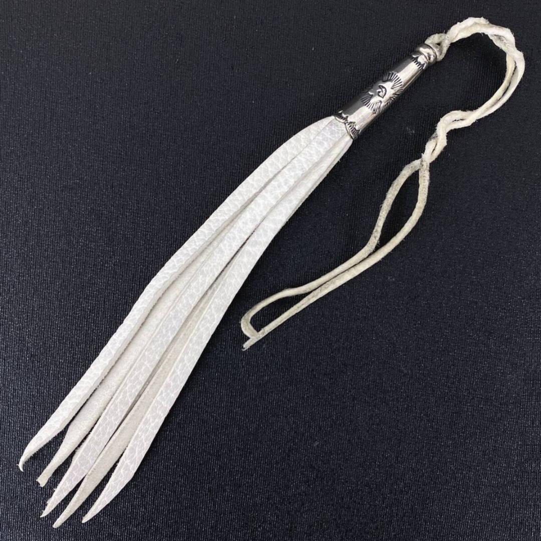 LARRY SMITH FRINGE PARTS シルバー レザーキーホルダー