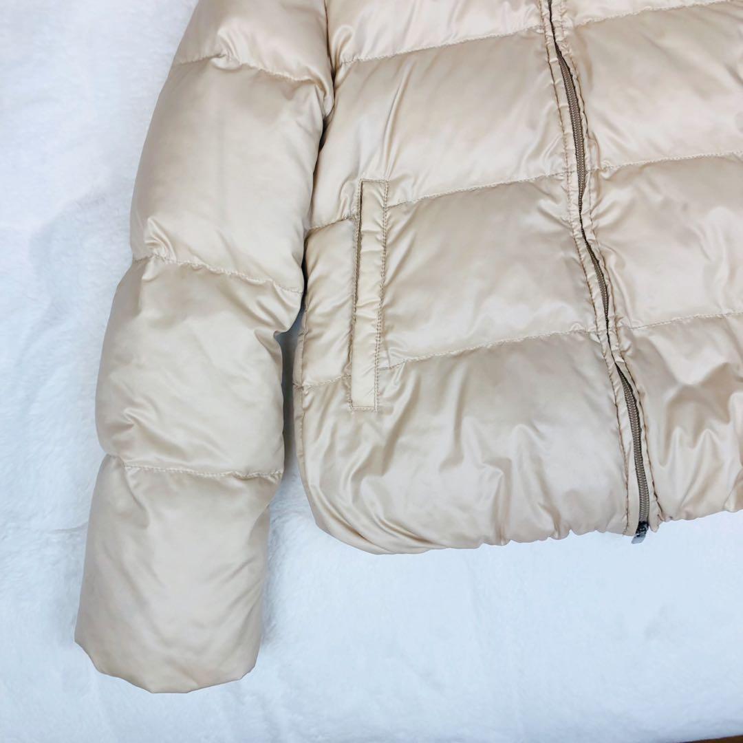 美品】デュベティカ ダウンジャケット ファー アダラ ベージュ 40 L