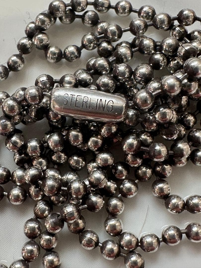 $*Y様 クロムハーツ ボールチェーン 30インチ 保証書付き Chrome H