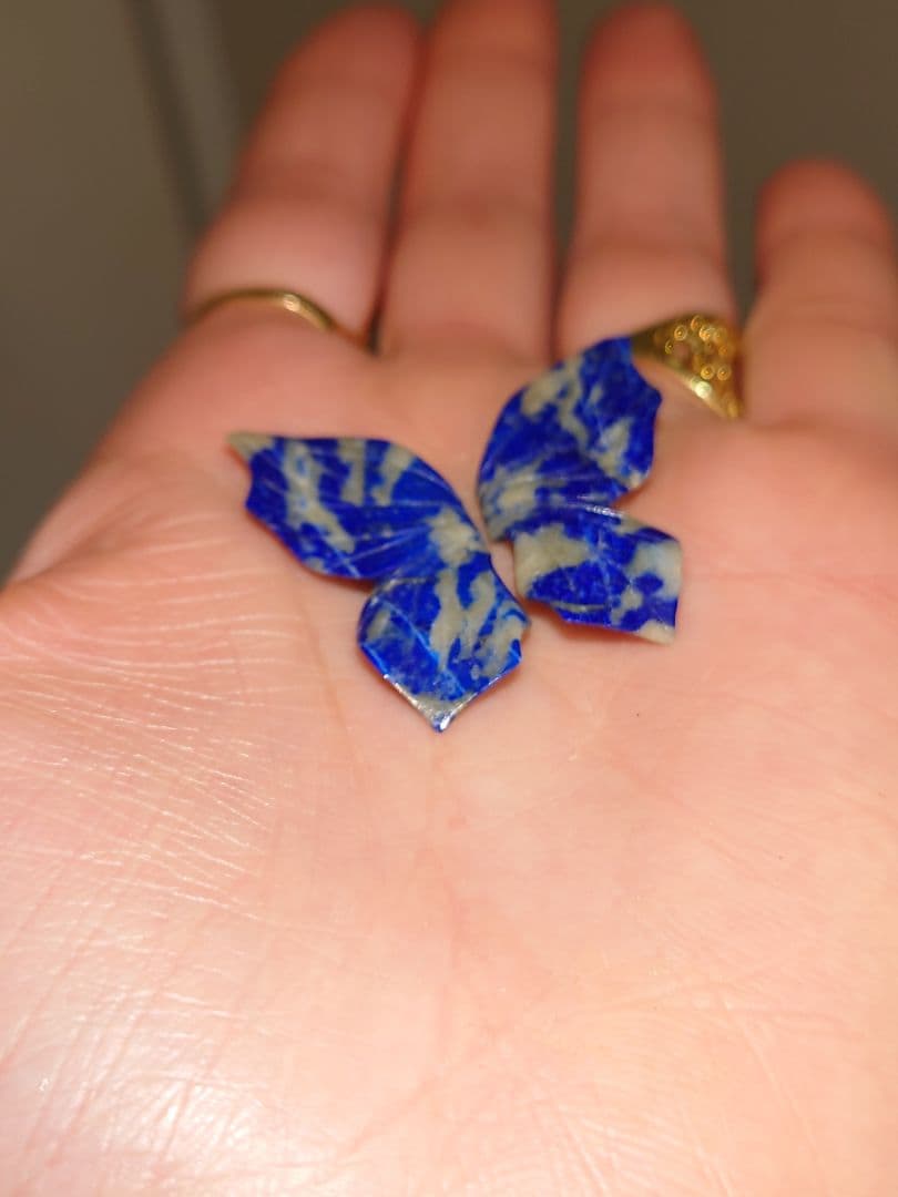 ラピスラズリ　蝶々