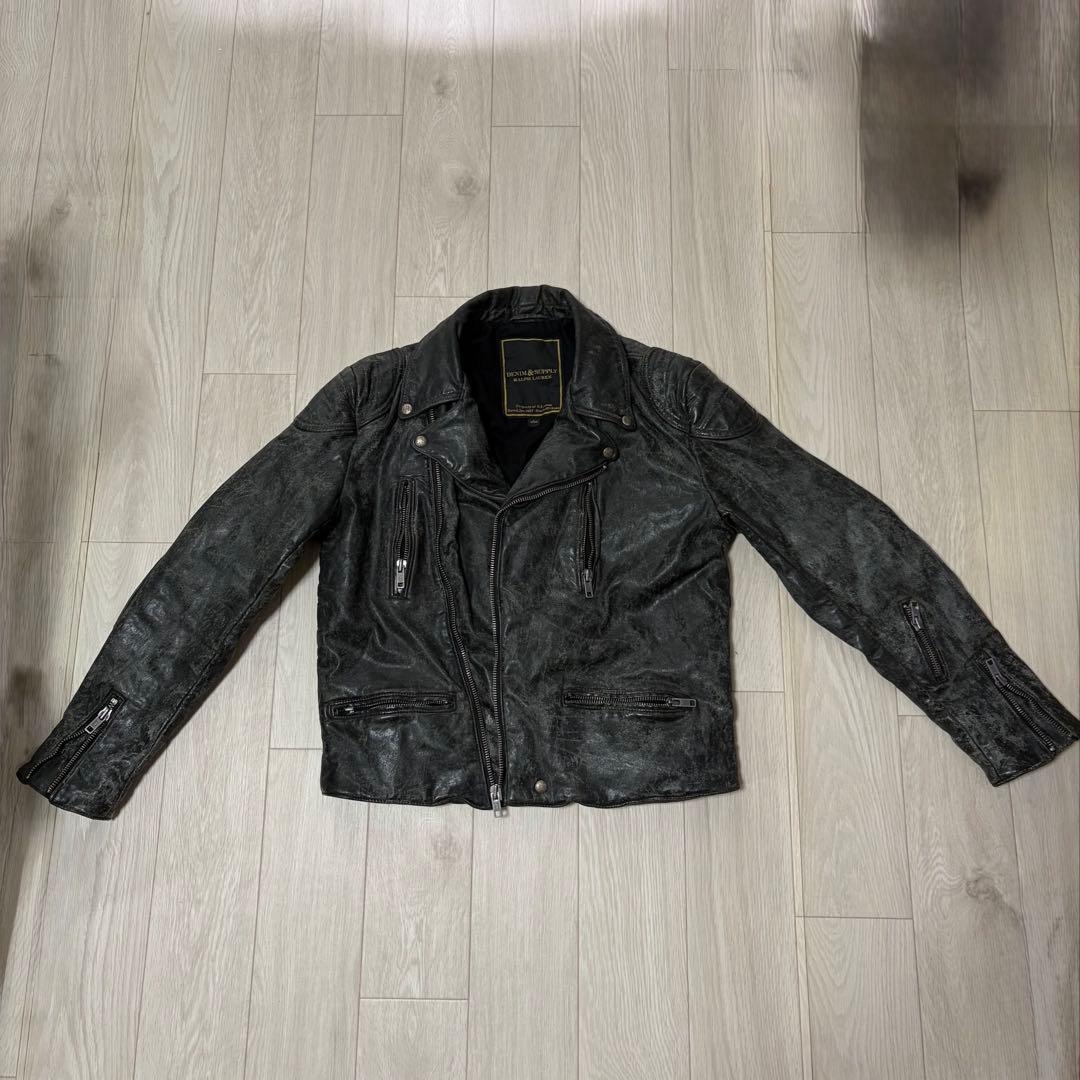 RALPH LAUREN ダブルライダースジャケット