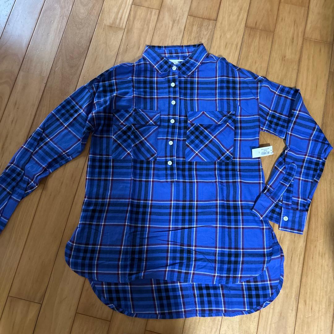 リサイクル素材 チェック柄長袖シャツ 表記XS(Mサイズ相当) - メルカリ