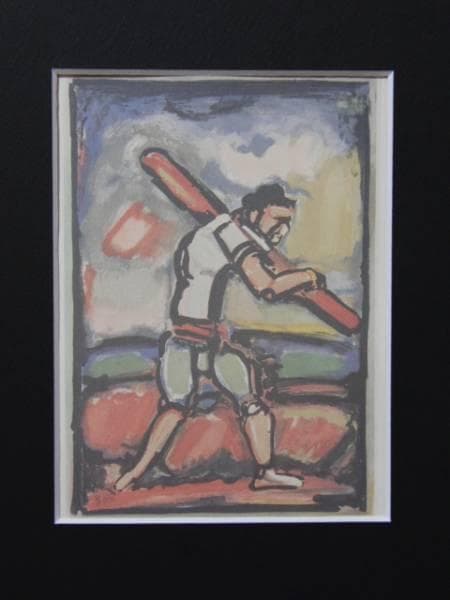 G・ルオー、老人はとぼとぼと歩く、超希少、新品額付、状態良好