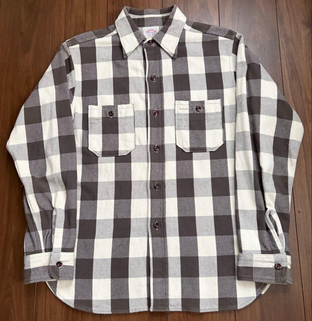 WAREHOUSE ネルシャツ Lot 3104 FLANNEL SHIRTS WAREHOUSE（ウエアハウス） ネルシャツ Lot 3104 FLANNEL SHIRTS A柄 B
