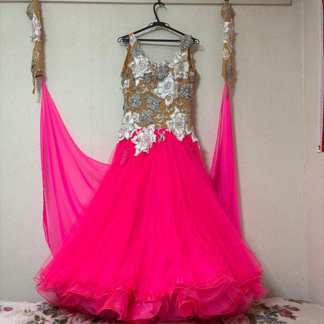 社交ダンス　スタンダードドレス　チャコット凛舞　英国製　　クリスアンクローバー