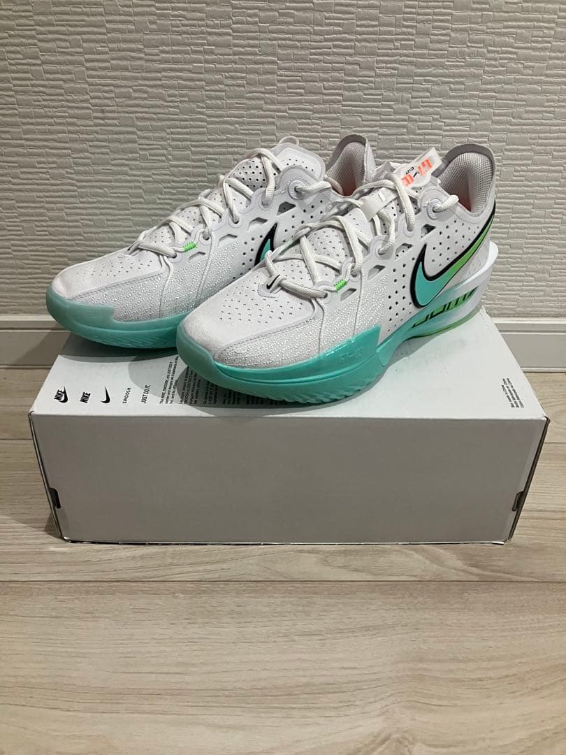 Nike バスケットボールシューズ ホワイト/ミント Gtcut3 - メルカリ