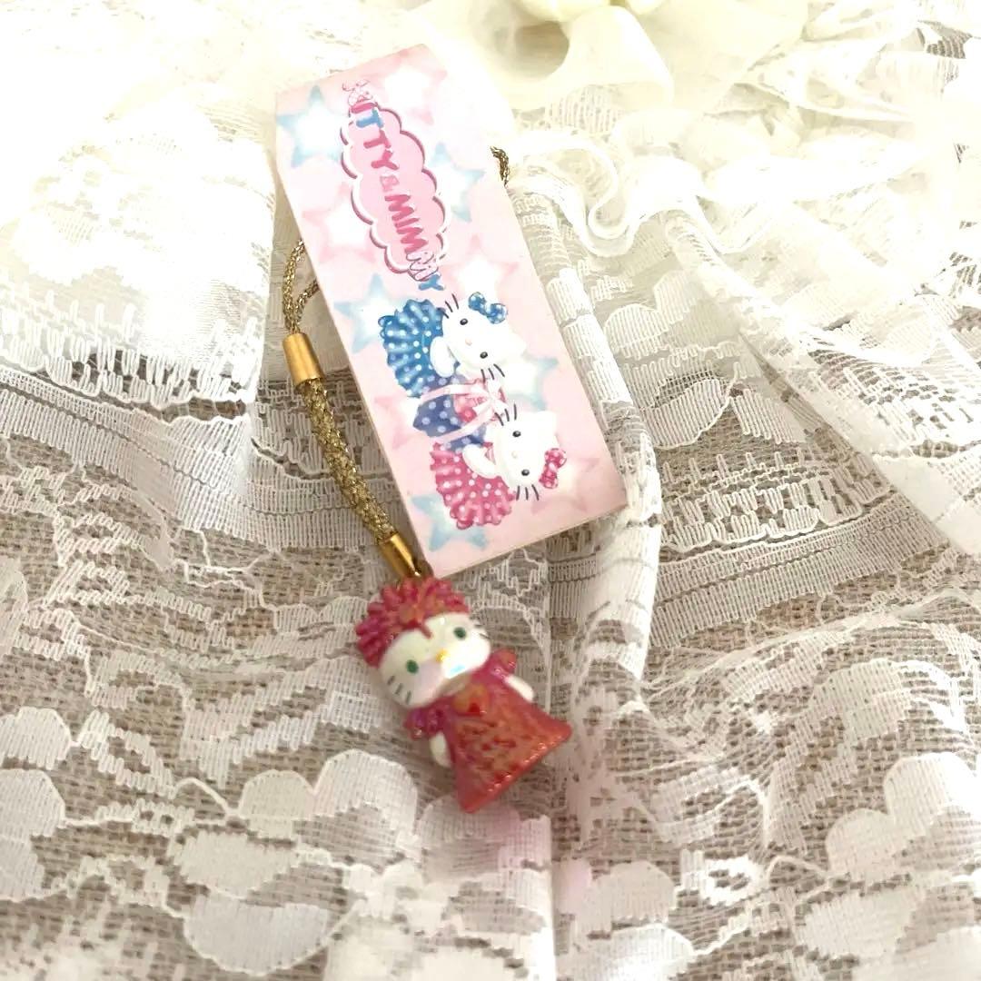 希少‼️ ハローキティ グリッターストラップ