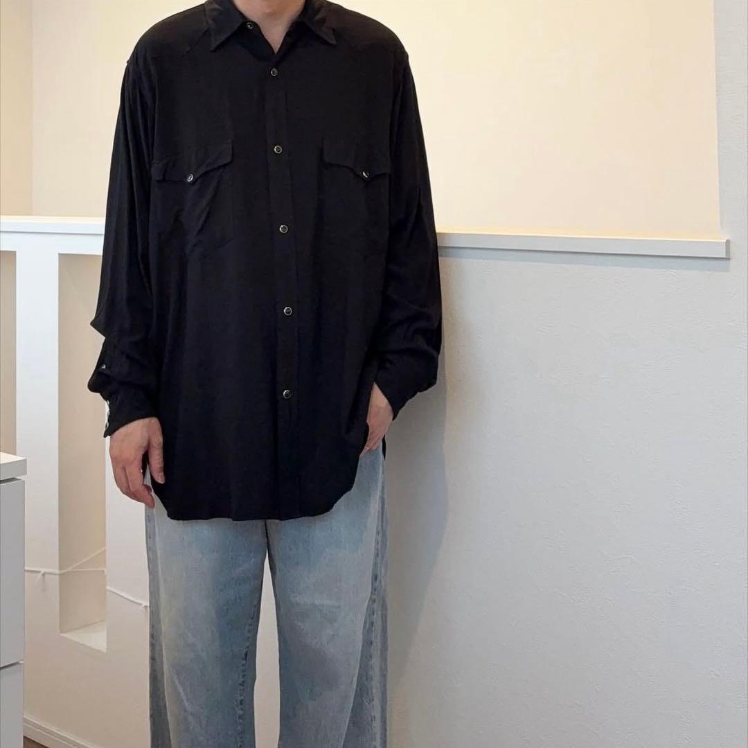 comoli レーヨンウエスタンシャツ 25ss - メルカリ
