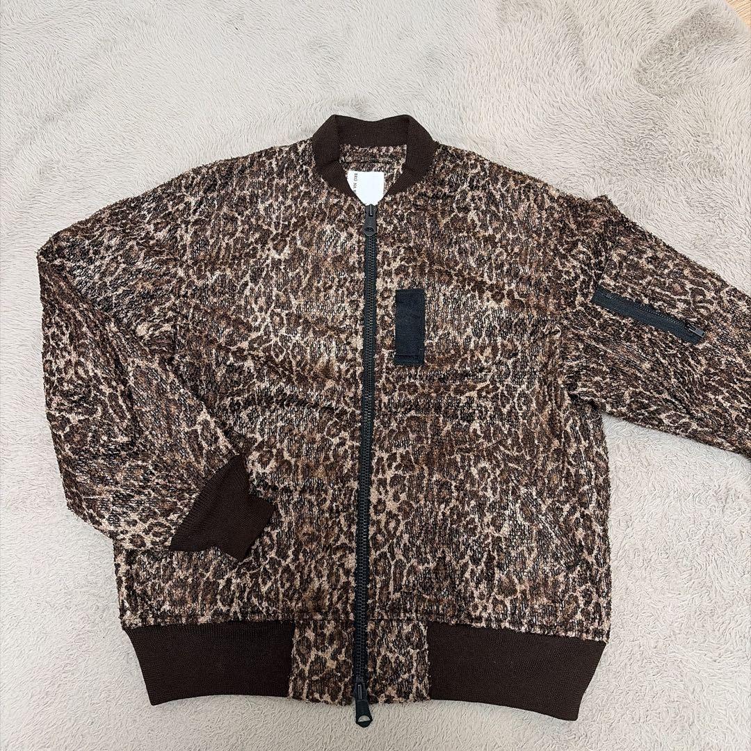 BRUNABOINNE レオパード ジャケット ブルーナボイン MA-1