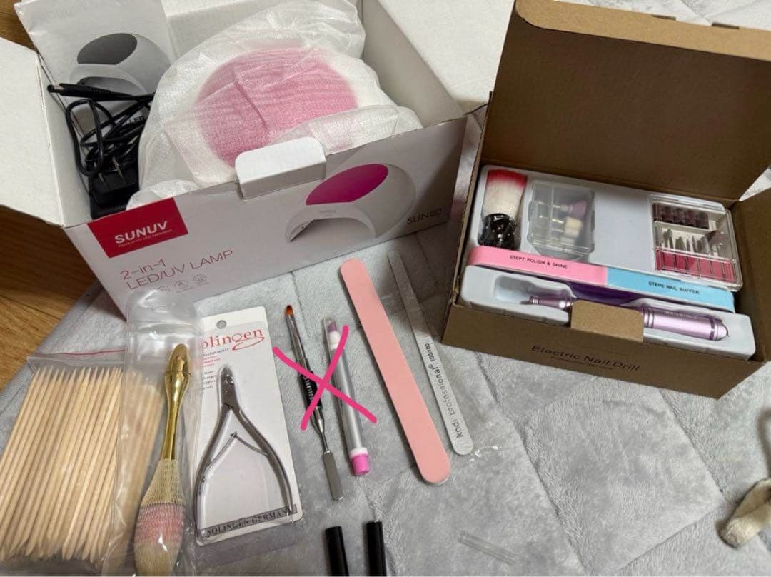 ネイル マシーン ビット ドライヤーライト 小物セット売り