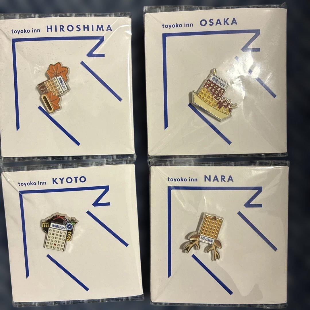 東横イン ご当地Genkiバッジ 4個セット - メルカリ