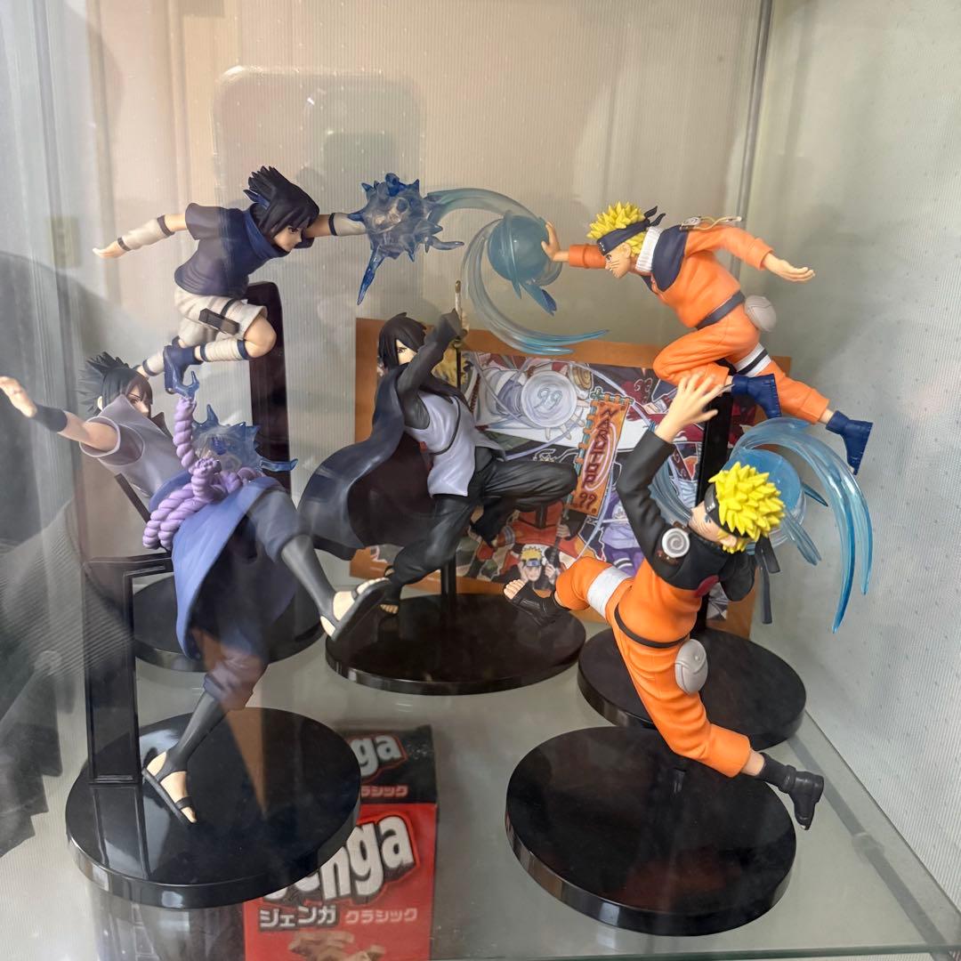 ナルトフィギュア5体セット＆一番くじ 色紙