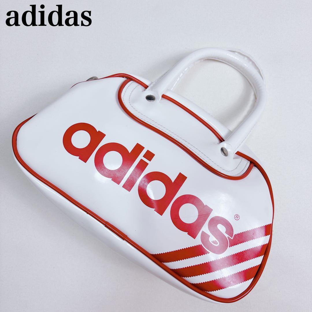 希少✨ヴィンテージ アディダス エナメル ミニボストンバック 90年代 ACE