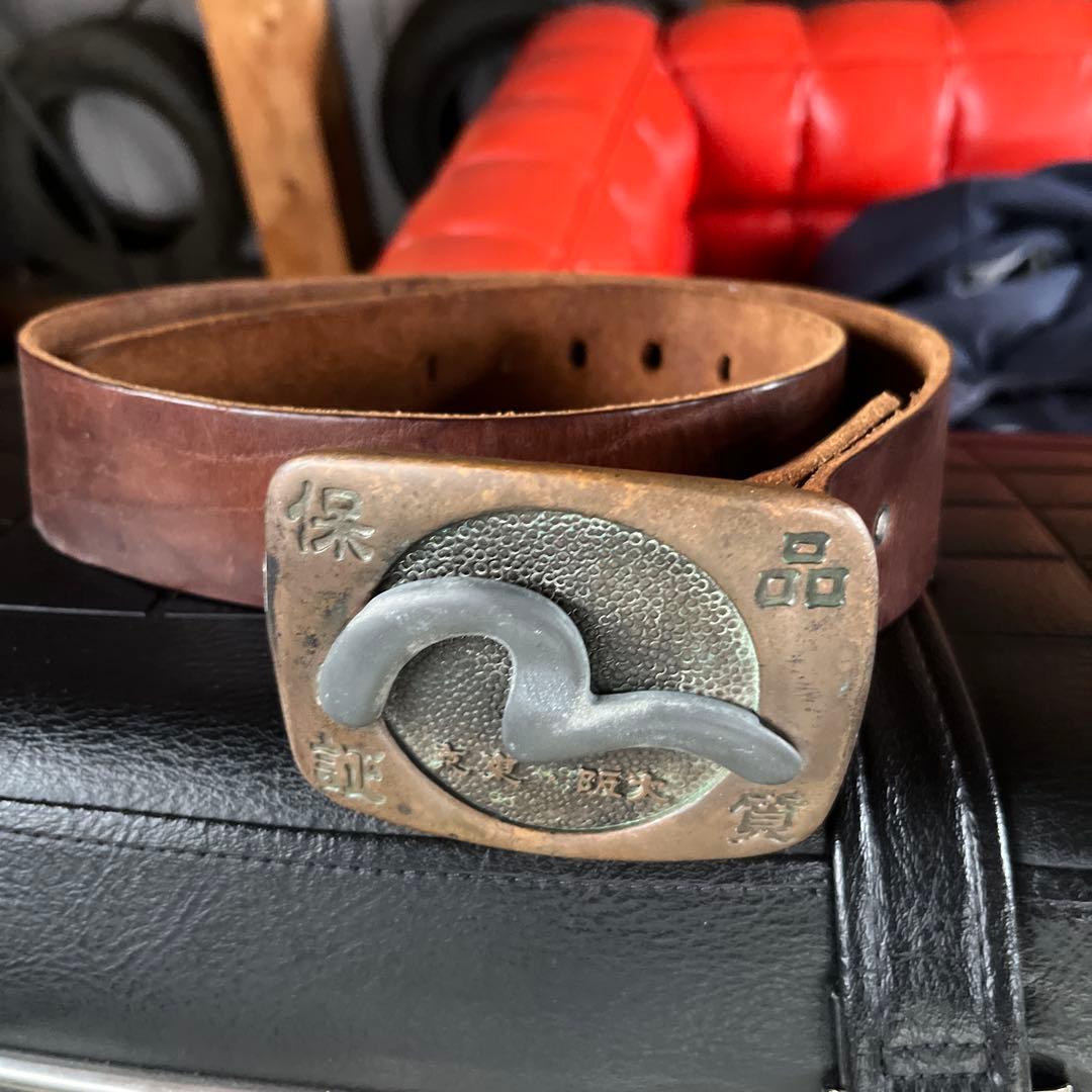 evisu ベルト　大阪本店購入　世界に一つ。