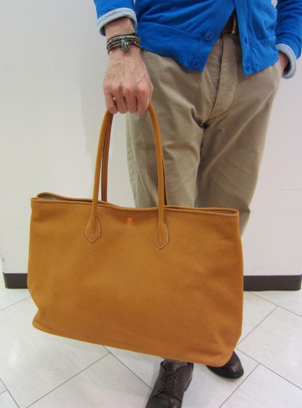 定価22万 Cisei 941トートバッグ キャメル 保管袋付属