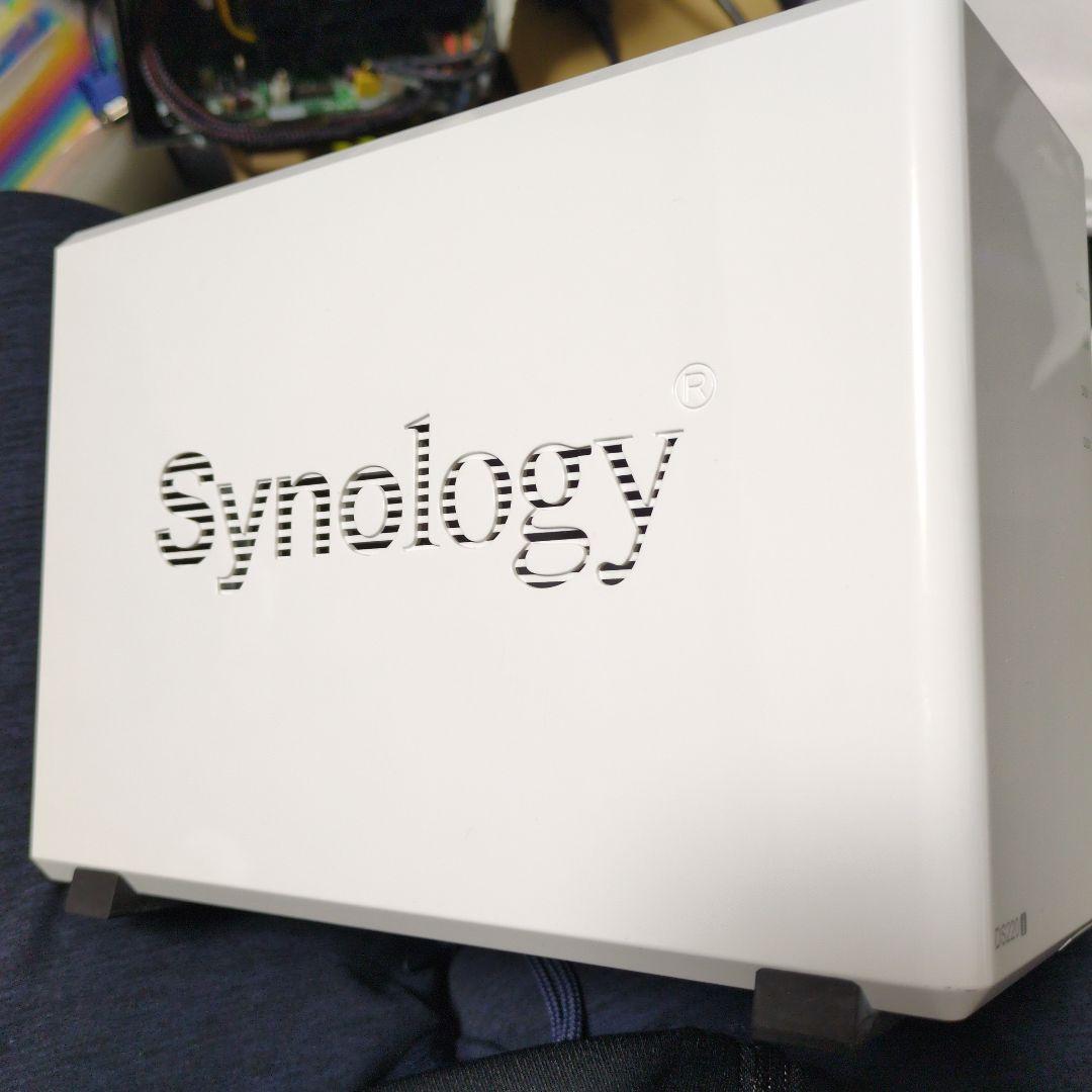 希少・未使用 Synology DS220j NAS 動作確認・初期化済 元箱付属