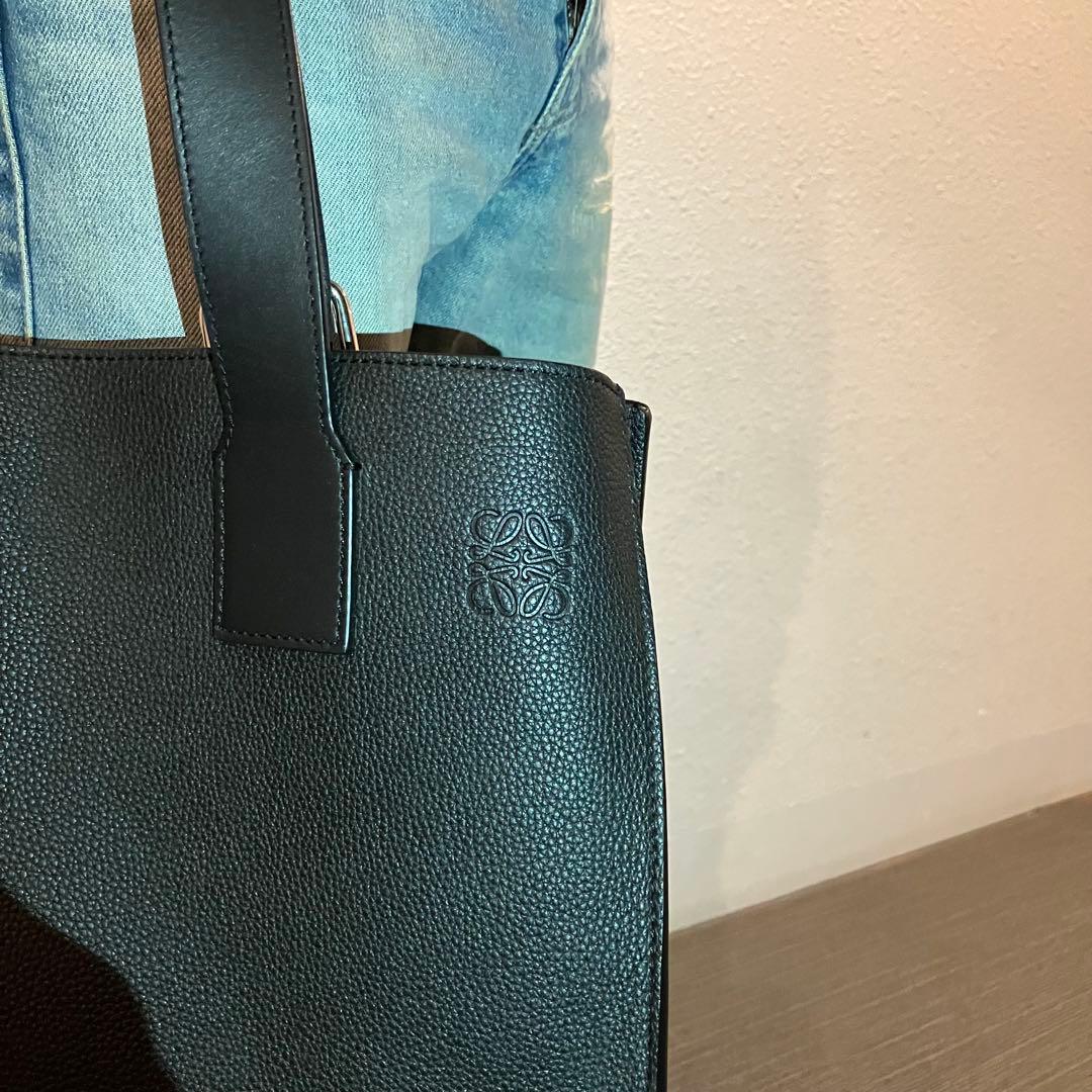 【本田】超美品/ロエベ LOEWE バックルトート