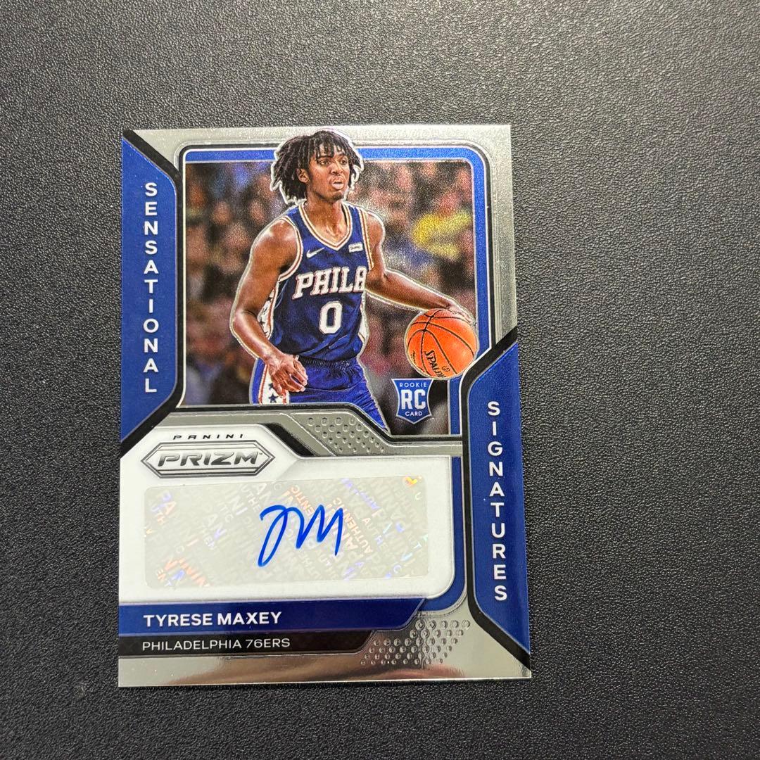 Tyrese Maxey 2020 Prizm ルーキー サインカード - メルカリ