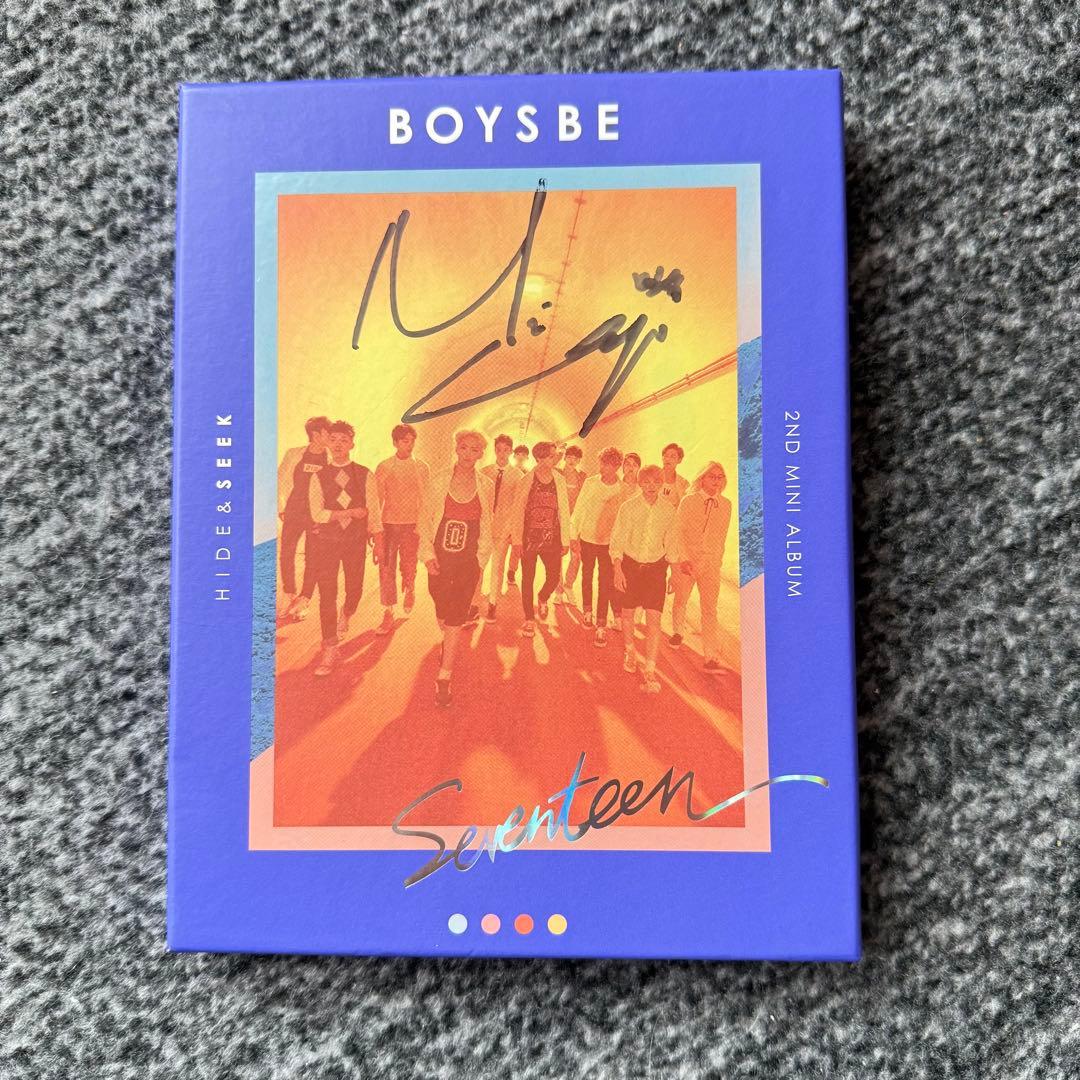 Seventeen BOYSBE 2ND MINIALBUM ミンギュサイン入り