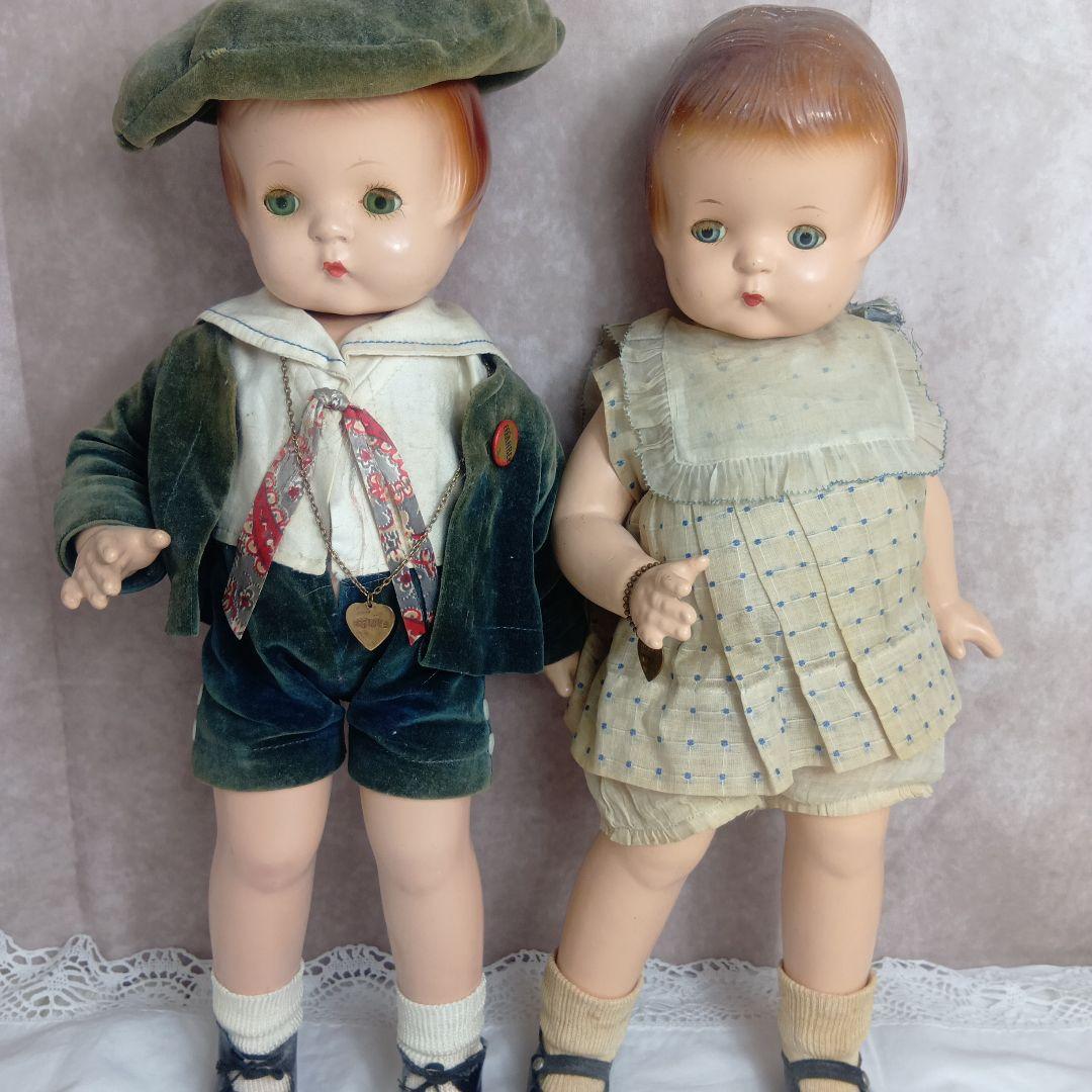 最終♥ふたり仲良しPATSY ANN 2体set アンティークコンポジション