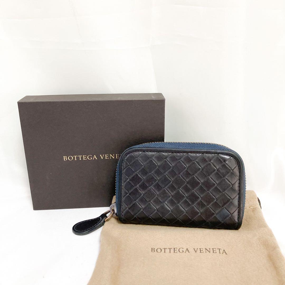 ボッテガヴェネタ イントレチャート ラウンドジップ ミニ 財布 コイン