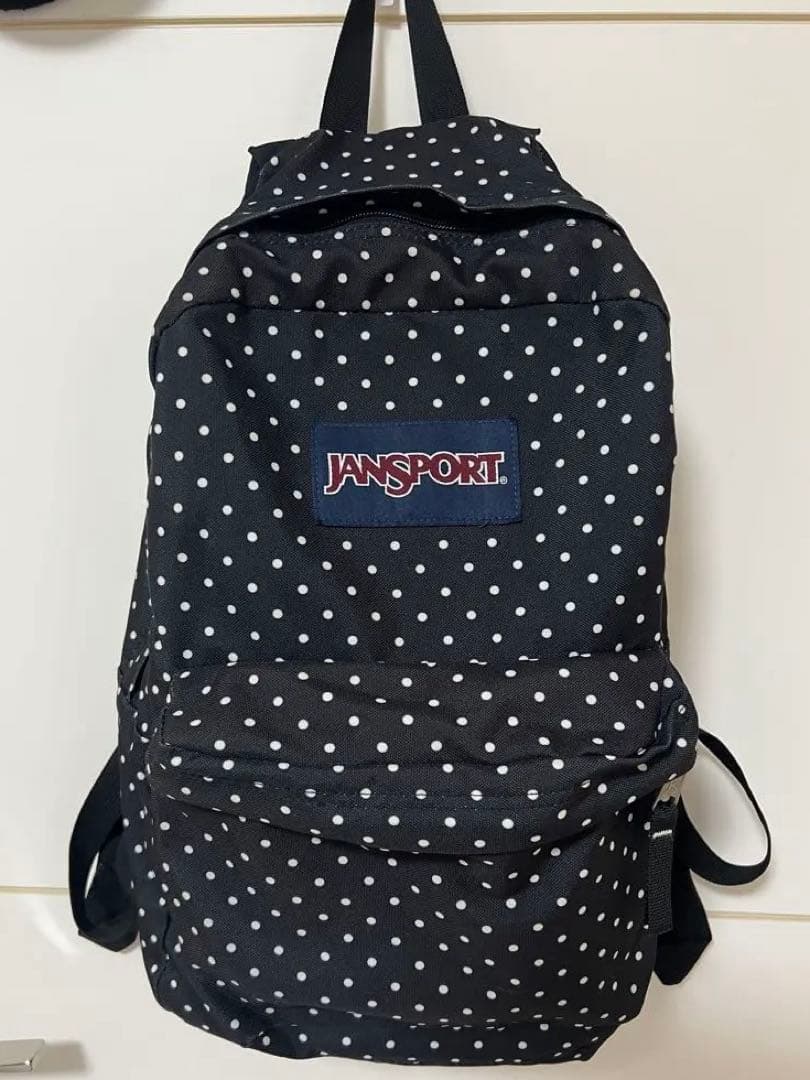 週末値下げ【レア】JANSPORT（ジャンスポーツ）／リュックサック　黒×ドット COOL STUDENT（クールスチューデント） BLACK（黒） |【公式通販