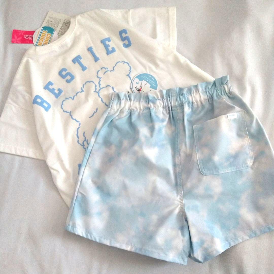 ゆずちゃん様専用☆新品 ピンクラテ☆くまちゃんモチ－フコ－デセット