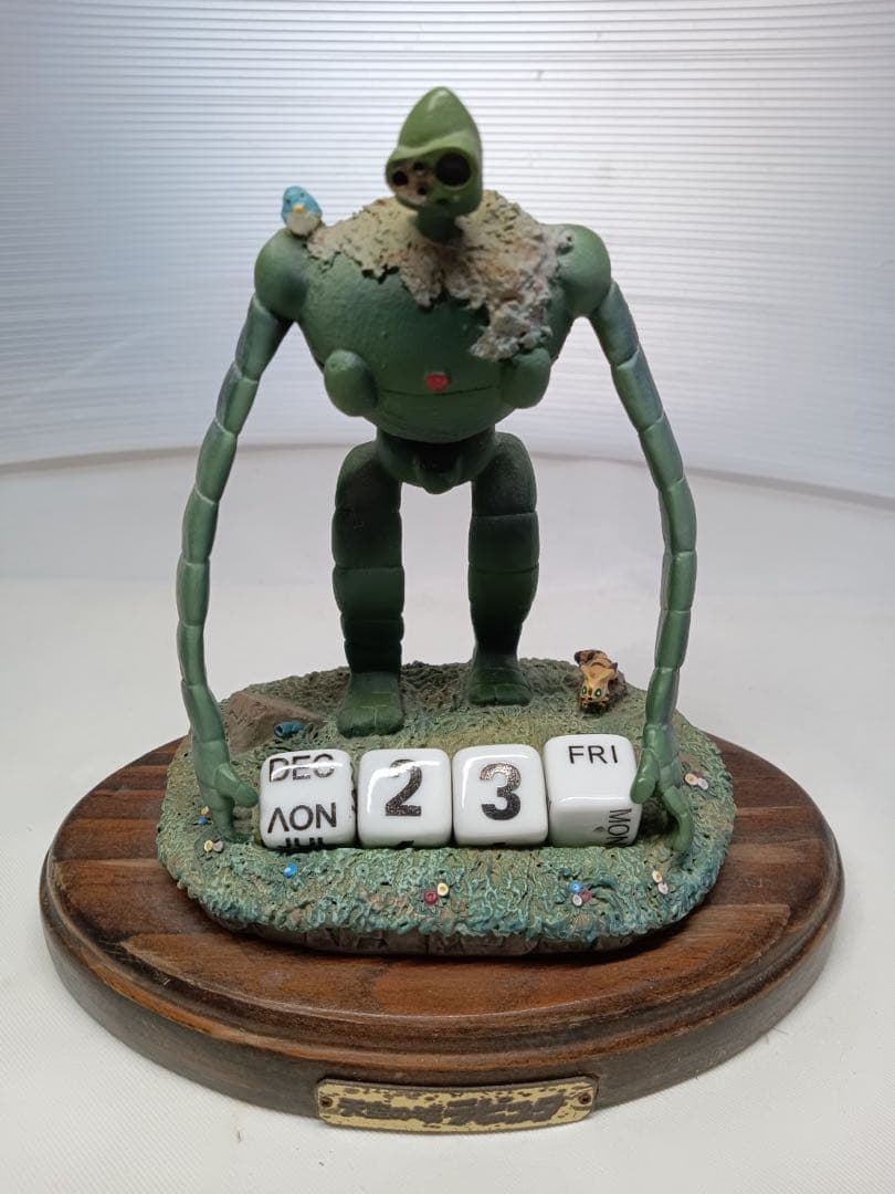 タジオジブリ 天空の城ラピュタ ロボット兵 万年カレンダー インテリア 置物