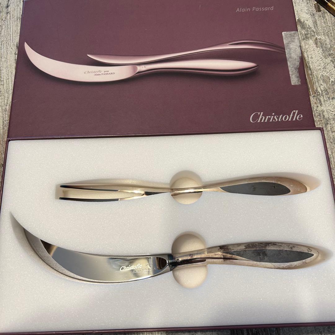 【未使用】クリストフル アランパッサー ステーキナイフ&フォークセット TOOLS 】ステーキ ナイフ＆フォークセット – ブランシェストア