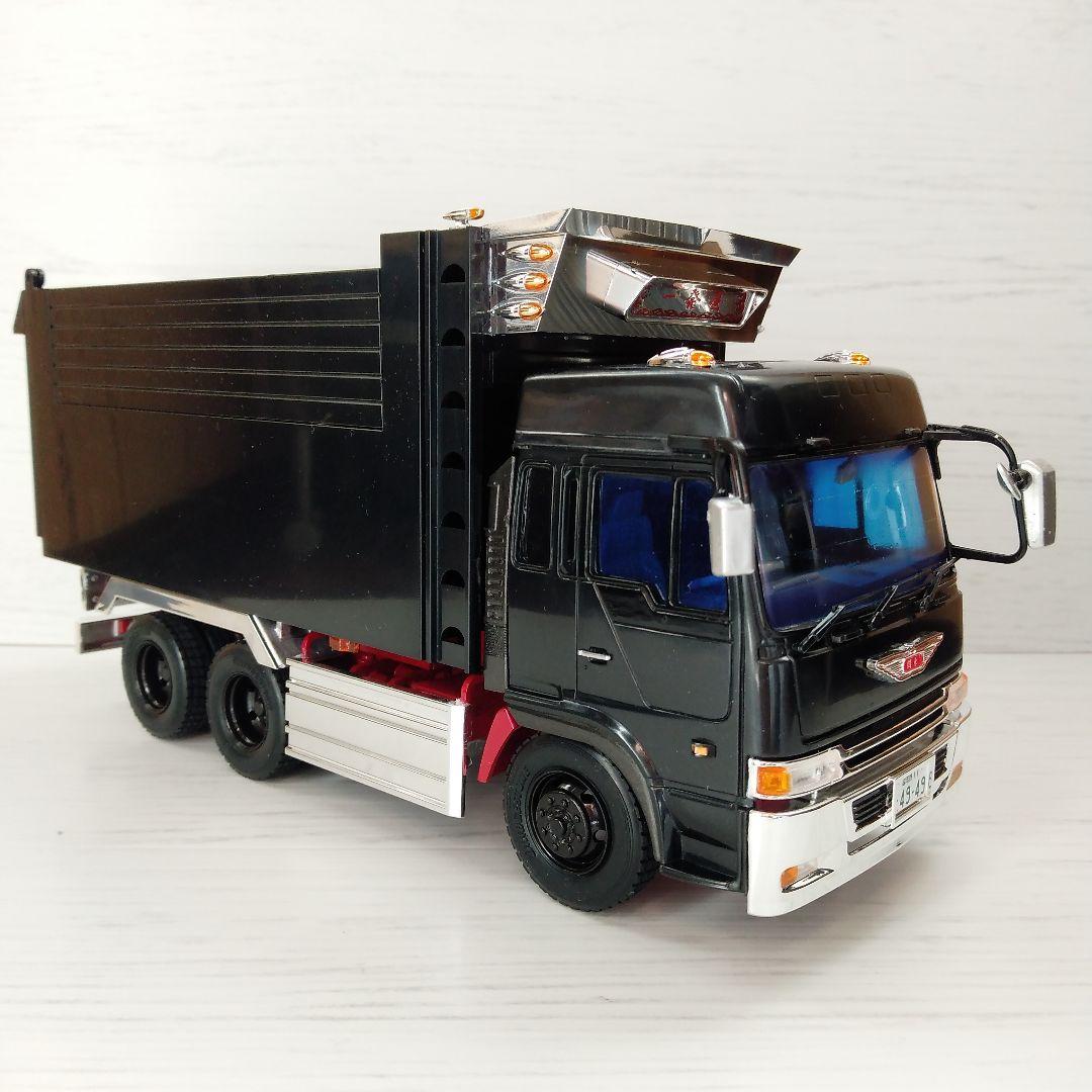 プラモデルデコトラ1/32 深箱ダンプ完成品 - メルカリ