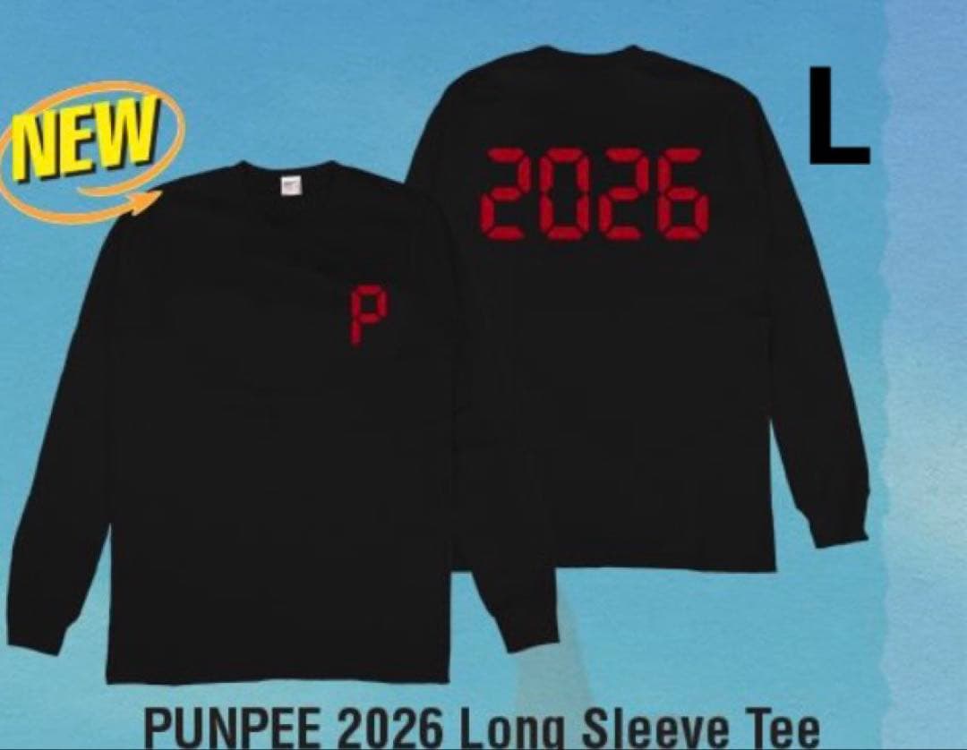 ミュージシャン PUNPEE 2026 LS TEE L