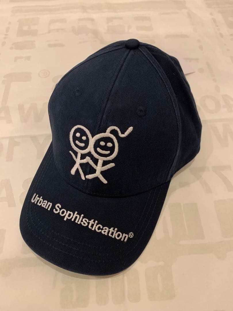 Urban Sophistication キャップ　ネイビーブルー