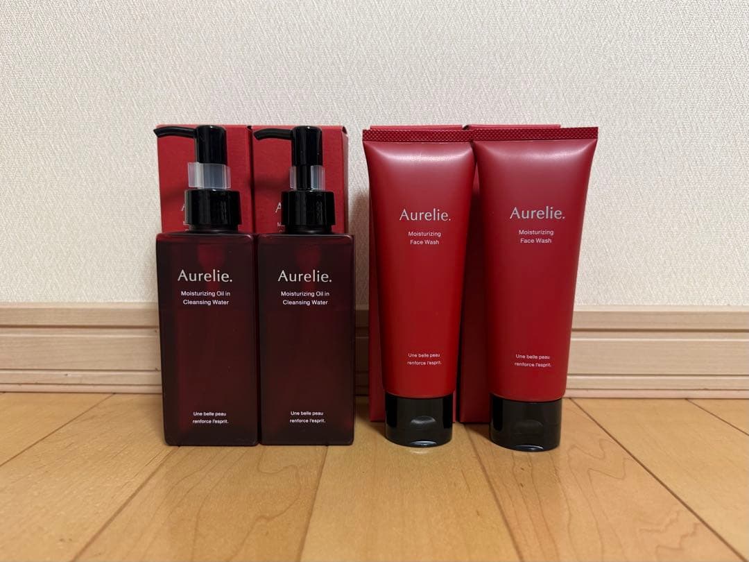 オレリー クレンジングウォーター モイストフェイスウォッシュ 4点セット