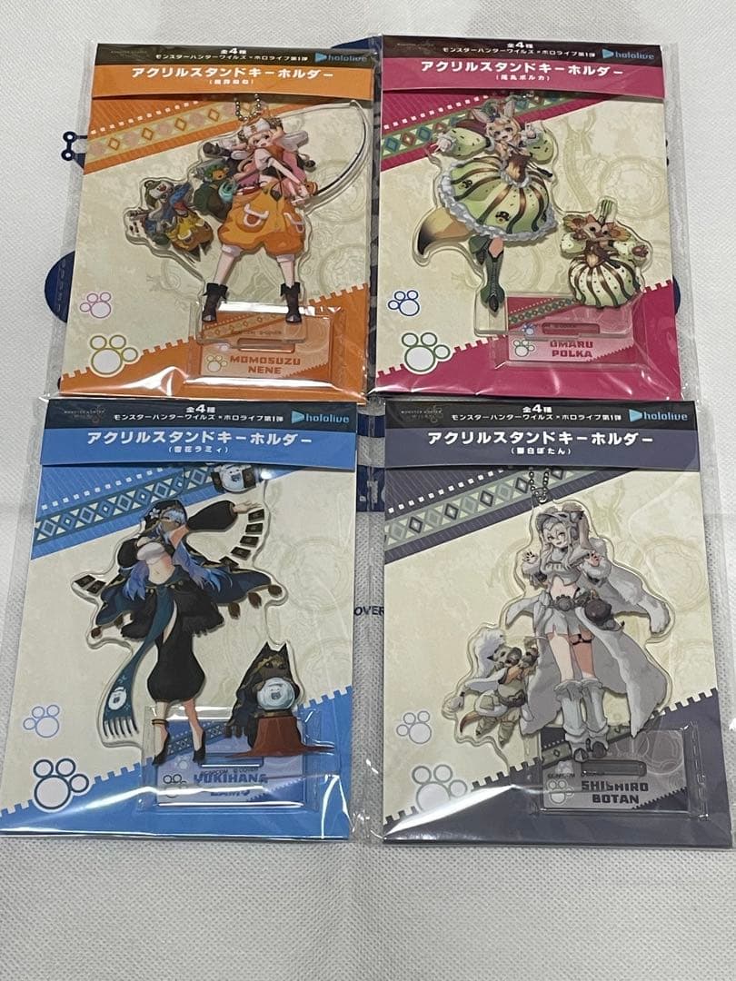 モンハンワイルズ×ホロライブ アクリルスタンド ねね ポルカ ラミィ